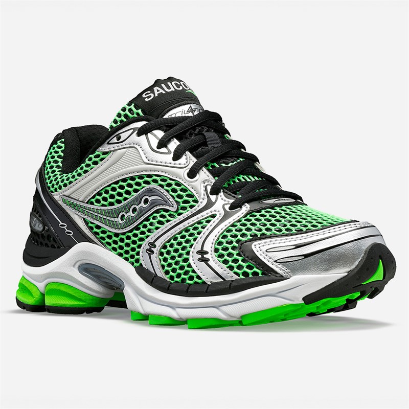 Saucony Progrid Triumph 4 Trainers Green/Silver