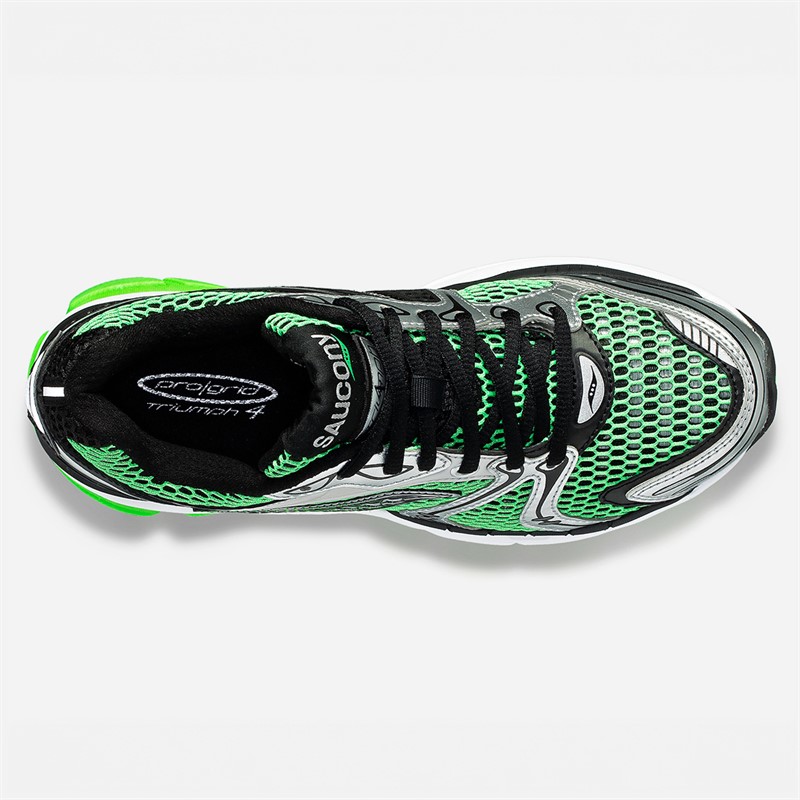 Saucony Progrid Triumph 4 Trainers Green/Silver