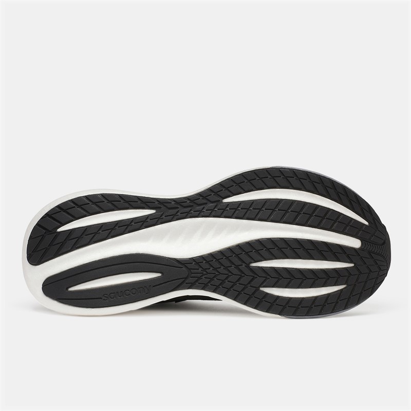 Saucony Womens Triumph 22 Neutral Running Shoes Black/White