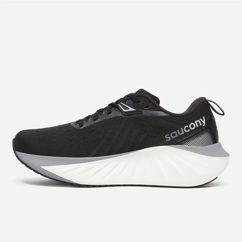 Saucony Womens Triumph 22 Neutral Running Shoes Black/White