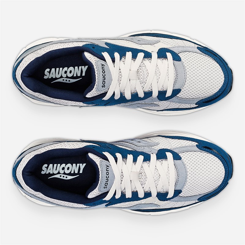 Saucony Progrid Omni 9 Trainers Light Sand/Navy