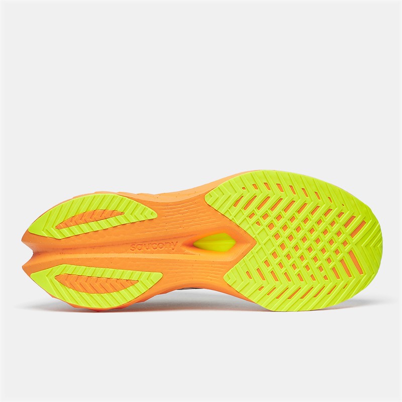 Saucony Mens Endorphin Speed 4 Neutral Running Shoes White/Peel