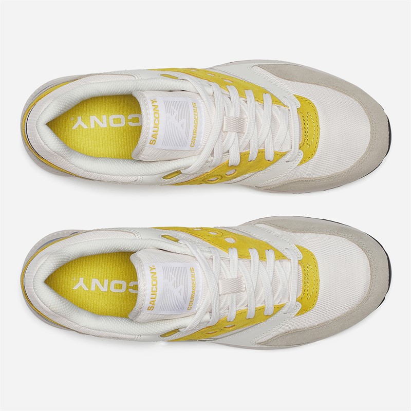 Saucony Courageous Trainers White Alyssum/Oak