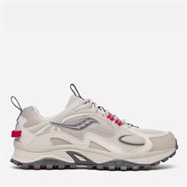 Saucony Grid Aura X Trainers Dove/Red