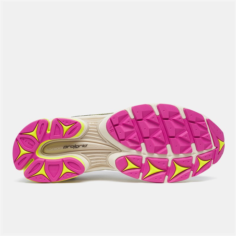 Saucony Progrid Triumph 4 Trainers White/Fluo