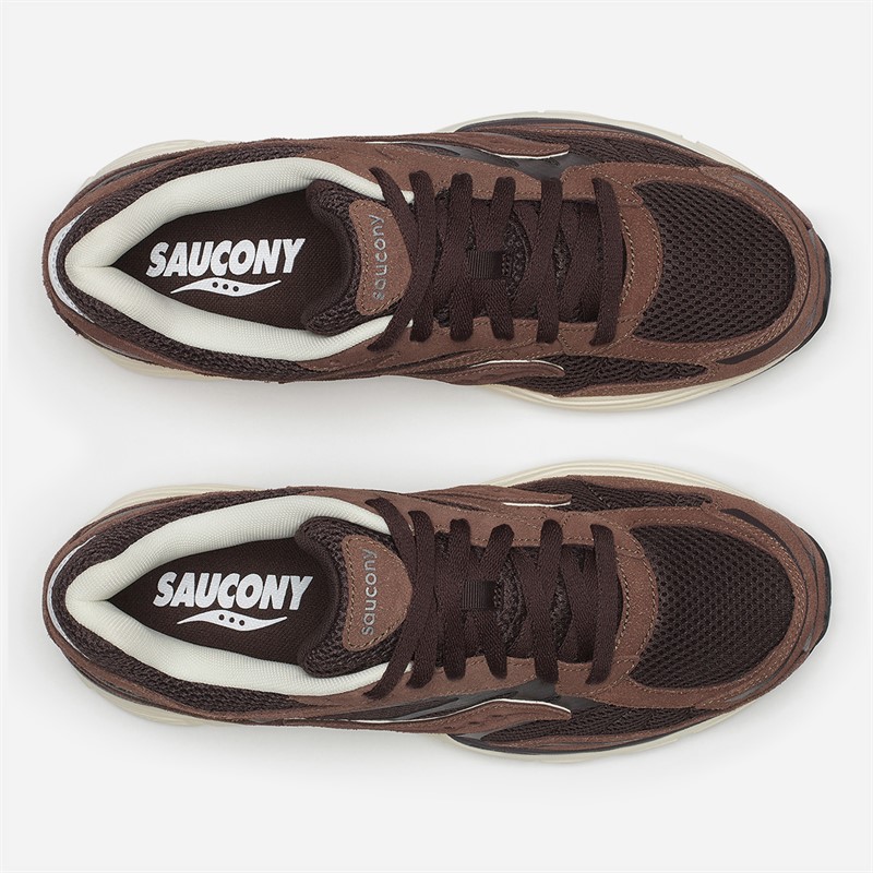 Saucony Progrid Omni 9 Trainers Coffee/Cream