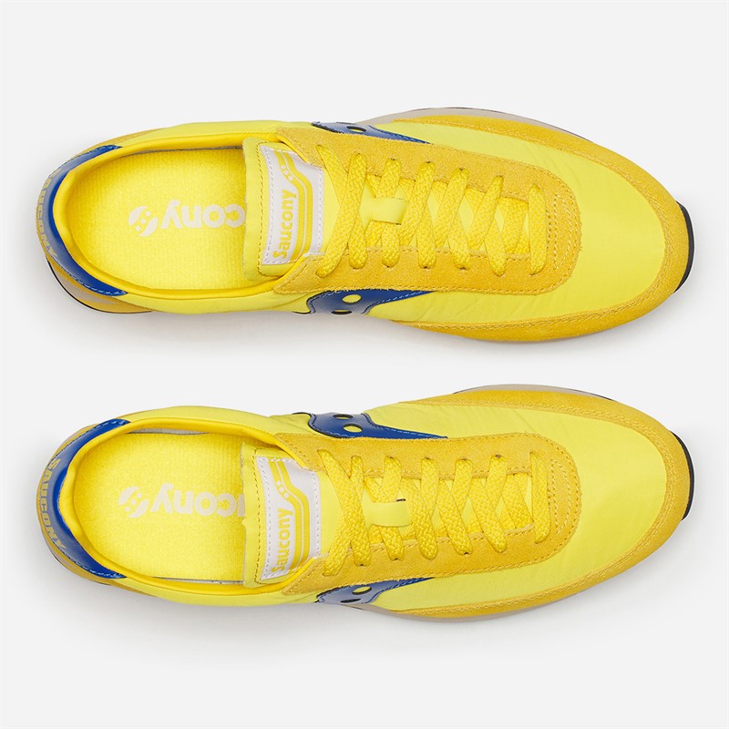 Saucony Trainer 80 Trainers Yellow/Royal