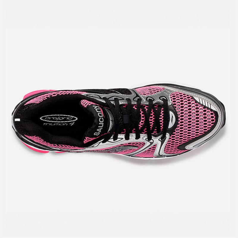 Saucony Progrid Triumph 4 Trainers Pink/Silver