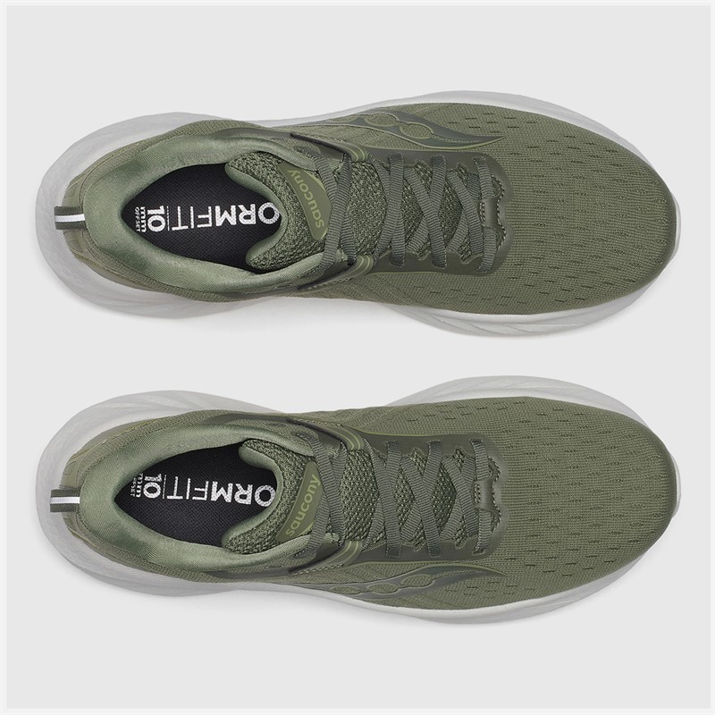 Saucony Mens Triumph 22 Neutral Running Shoes Olivine