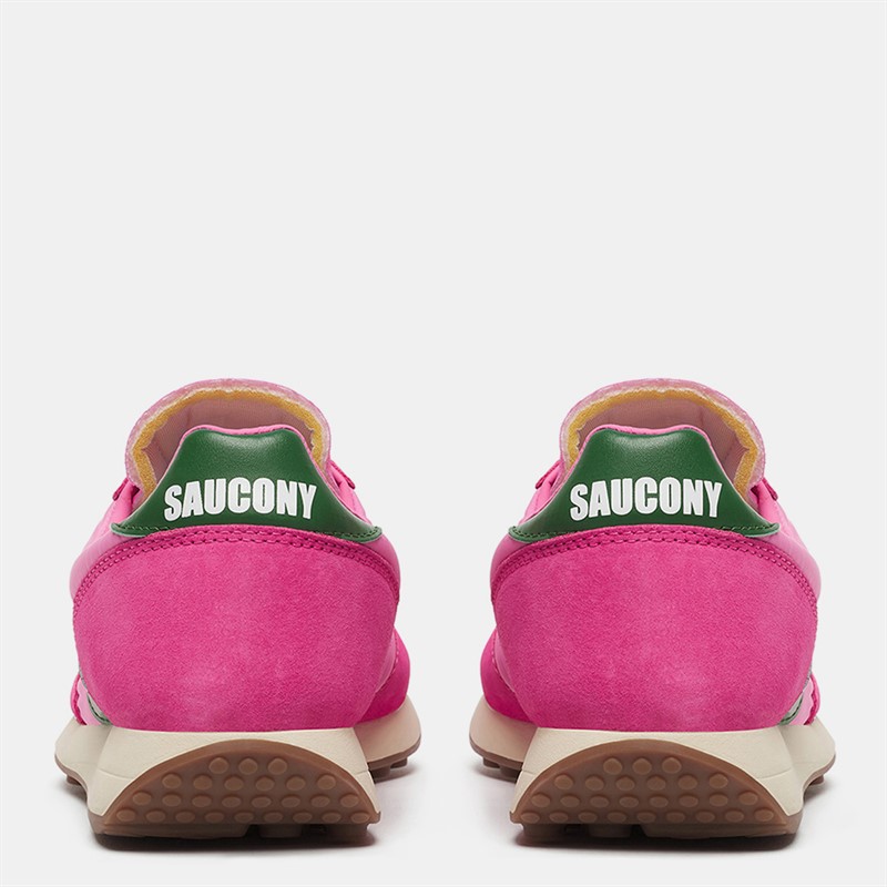 Saucony Trainer 80 Trainers Pink/Forest