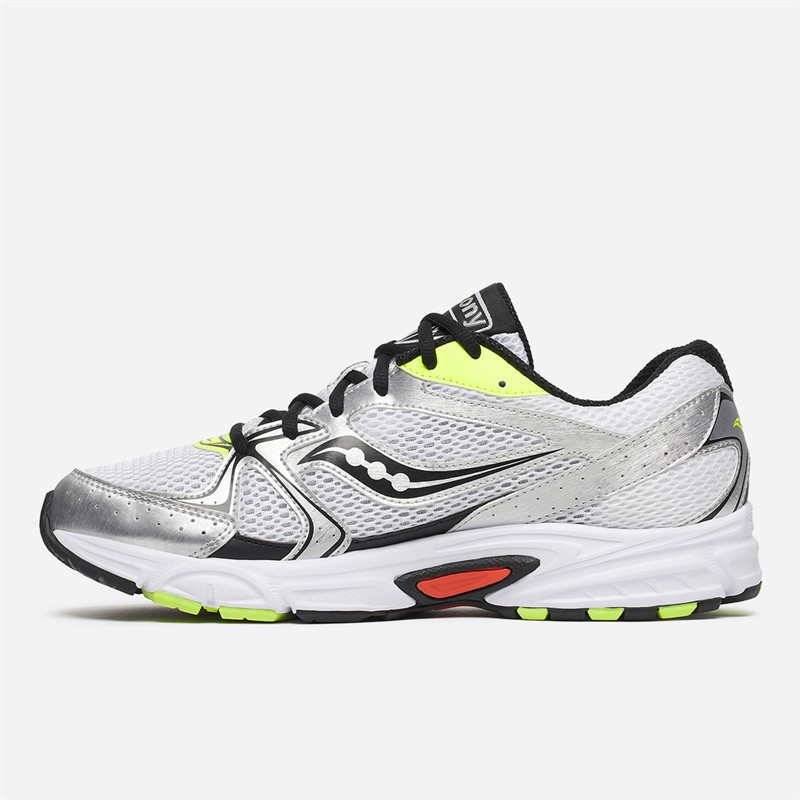 Saucony Mens Ride Millennium Trainers White/Multi