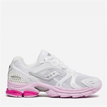 Saucony Womens Progrid Triumph 4 Trainers White/Pink