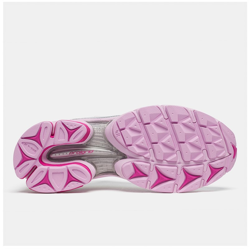 Saucony Womens Progrid Triumph 4 Trainers White/Pink