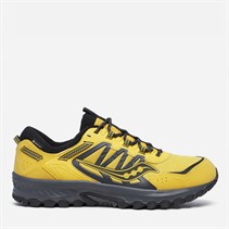 Saucony Mens Grid Peak Trainers Mustard/Black