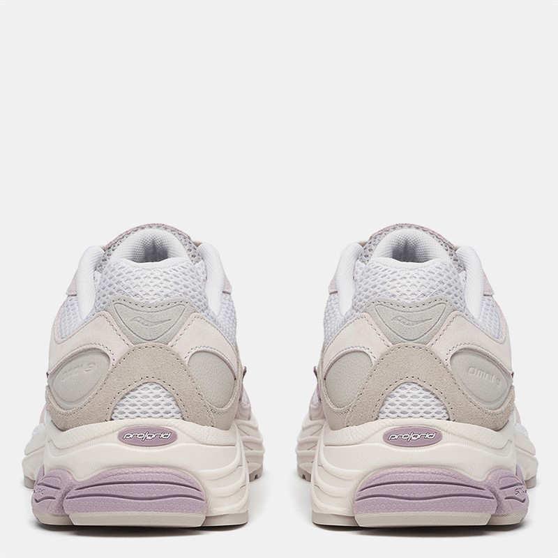 Saucony Progrid Omni 9 Trainers Light Grey/Lilac