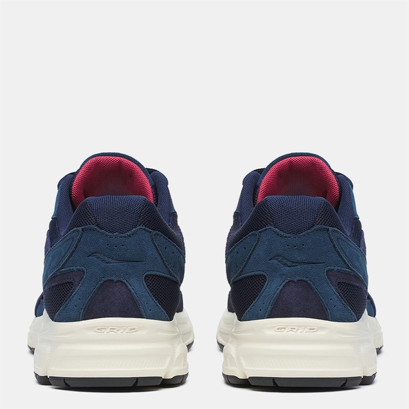 Saucony Mens Ride Millennium Trainers Navy/Off Whte