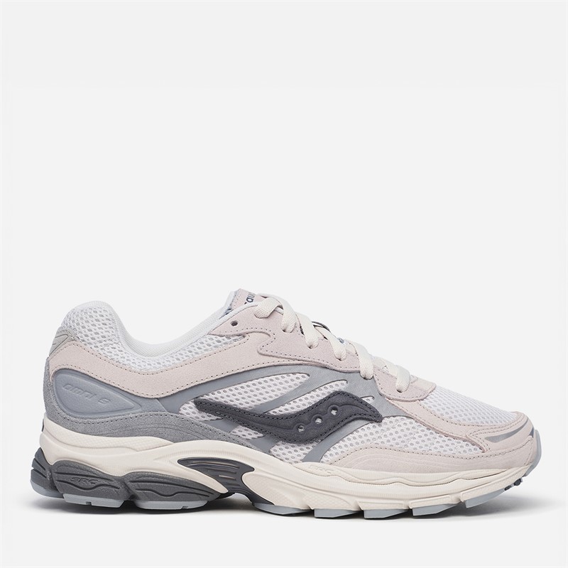 Saucony Progrid Omni 9 Trainers Light Grey/Blue