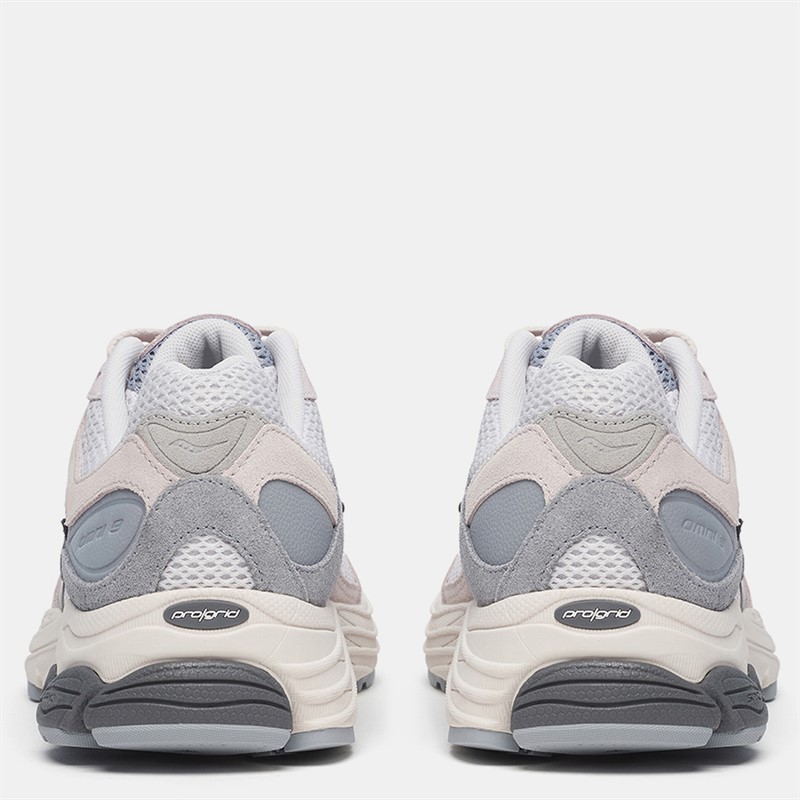 Saucony Progrid Omni 9 Trainers Light Grey/Blue