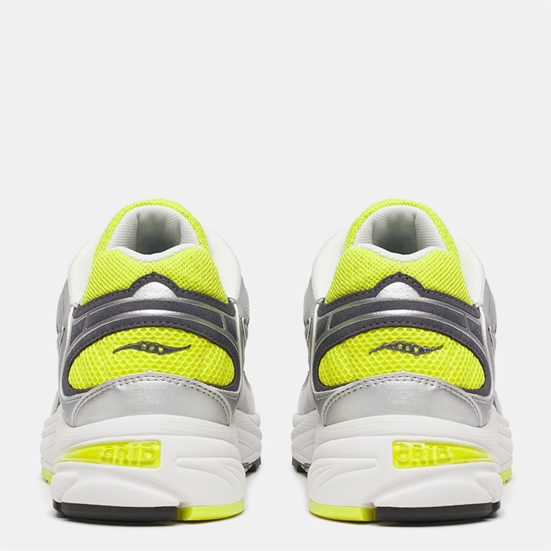 Saucony Mens Grid Jazz 9 Trainers Yellow/Silver