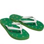 Slydes Womens X Cath Kidston Reed Bath Flip Flops Green