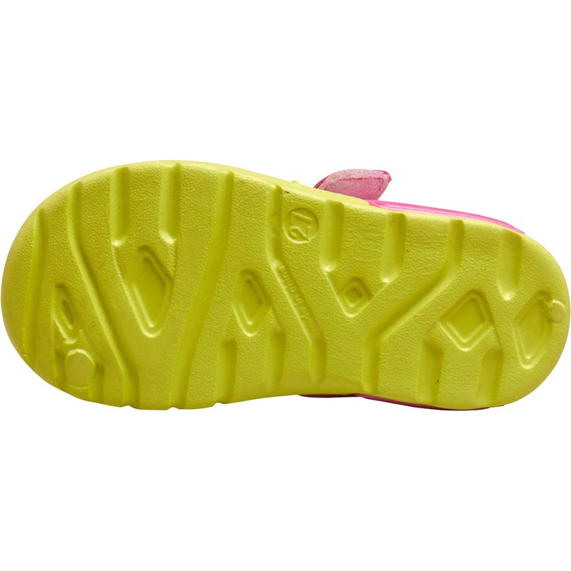 Ellesse Sandales de Sport Stitch Logo Enfant Jaune Fluo