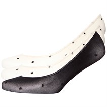 Soho Womens Collection Three Pack Sheer Footsies Spotty Nude