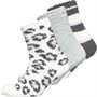 Soho Womens Three Pack Cosy Socks Multi