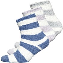 Soho Womens Three Pack Cosy Socks Multi
