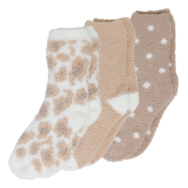 Soho Womens Collection Three Pack Cosy Socks Multi