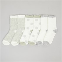 Soho Womens Collection Three Pack Cosy Socks Multi
