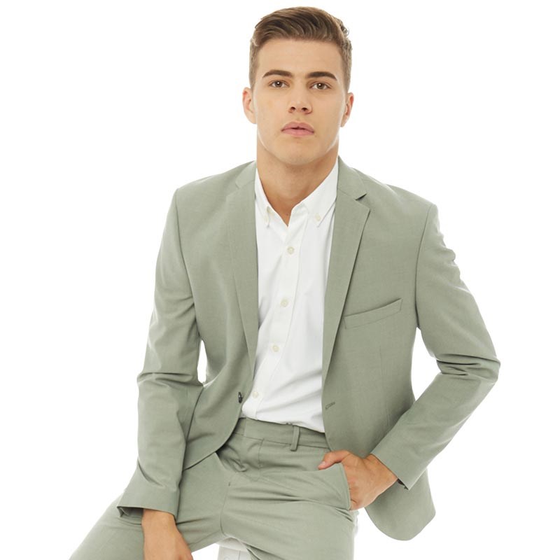 blazer homme vert
