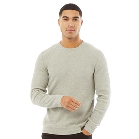 ONLY & SONS Heren Sato Life 7 Multi Trui met Ronde Hals Zwart