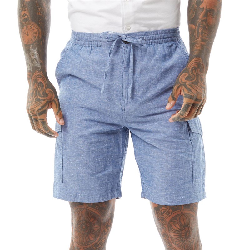 Selected Homme Herren Berlin Cargoshorts Blau