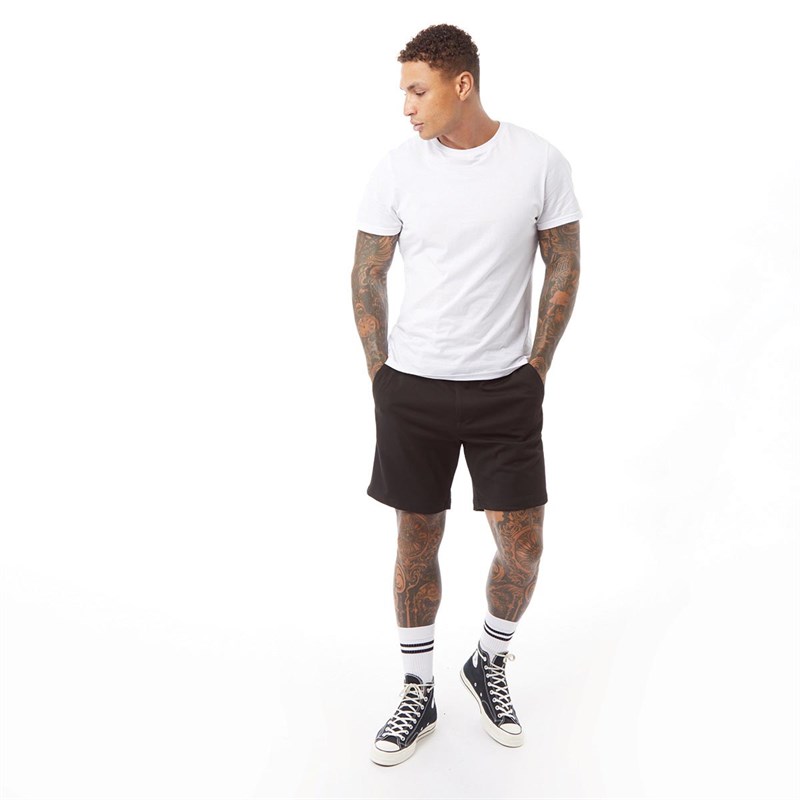 Selected Homme Mens Flex String Shorts Black