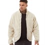 Selected Homme Mens Sterling Fleece Jacket Oatmeal