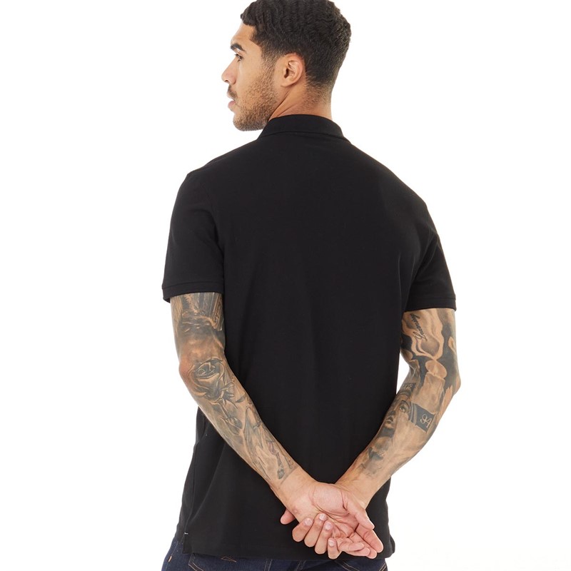 Selected Homme Heren Haze Polo’s met korte mouwen Zwart