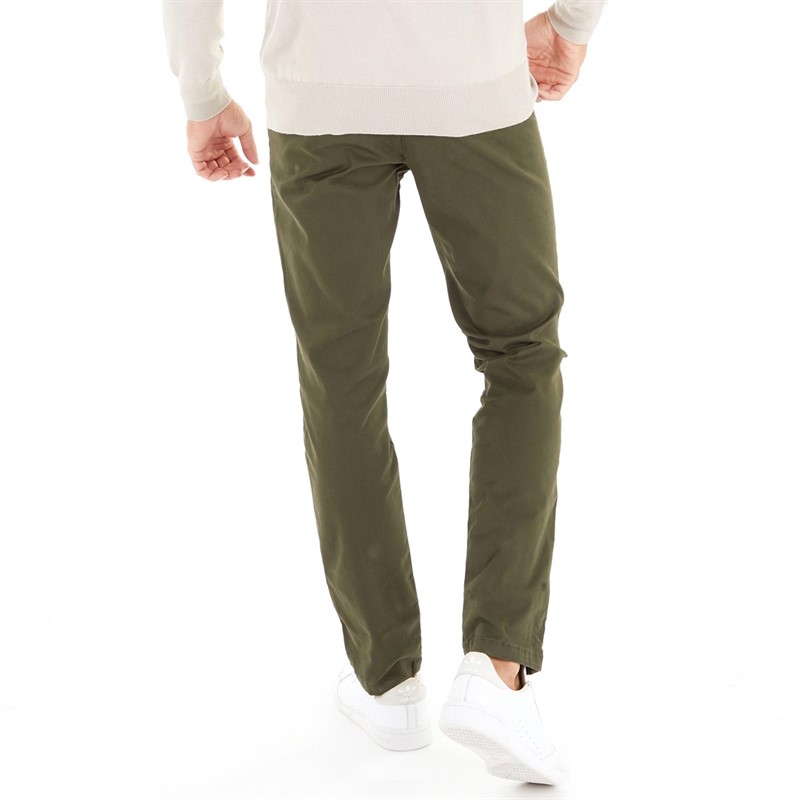 Selected Homme Mens Miles Chinos Forest Night