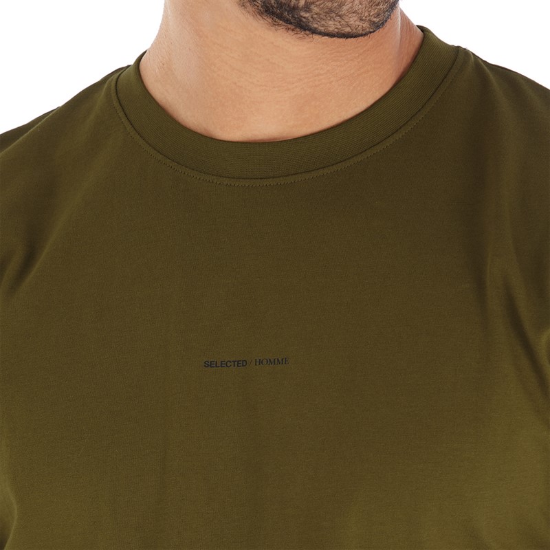 Selected Homme Herre Aspen T-shirts Grøn