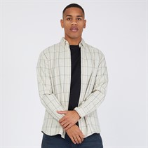 Selected Homme Mens Check Shirt Beige