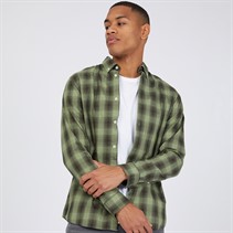 Selected Homme Mens Check Shirt Green