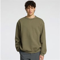 Selected Homme Mens Sigurd Relaxed Fit Crew Neck Sweatshirt Kalamata