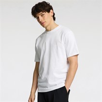 Selected Homme Mens Print Regular Fit T-Shirt White