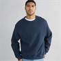 Selected Homme Mens Sigurd Relaxed Fit Crew Neck Sweatshirt Dark Sapphire