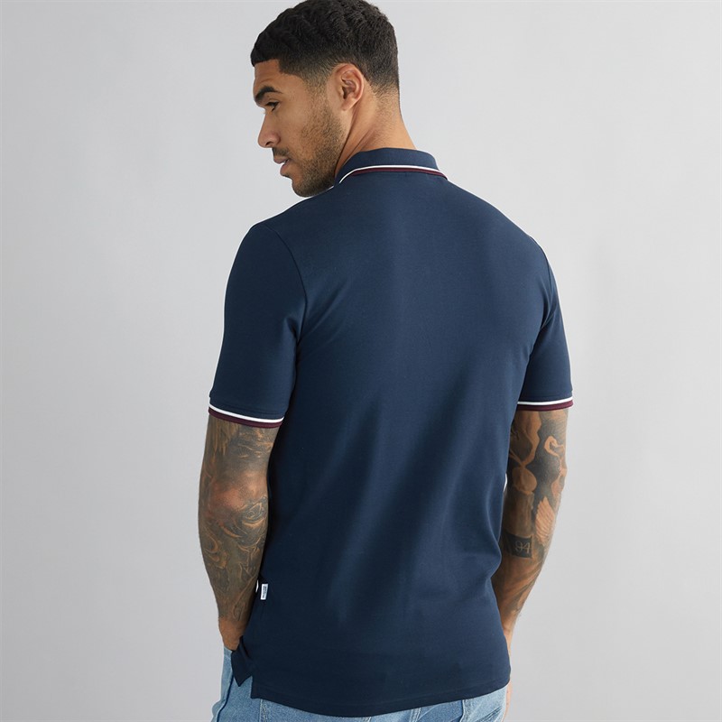 Selected Homme Mens Atlas Polo Dark Sapphire