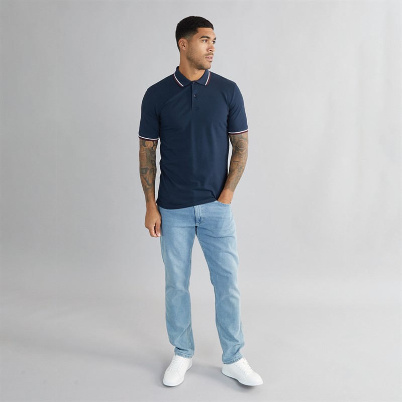 Selected Homme Mens Atlas Polo Dark Sapphire