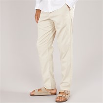 Selected Homme Mens 190-Reg Tape Ace Thais Summer Pants Oatmeal