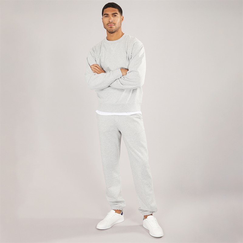 Selected Homme Mens Regluke Sweat Pants Light Grey Melange