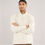 Selected Homme Mens Relaxluke Half Zip Sweatshirt Oatmeal
