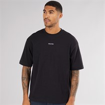 Selected Homme Mens Loose Oscar Logo T-Shirt Black