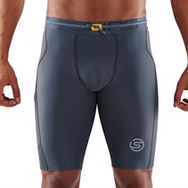 SKINS Mens Series-3 Compression Half Tights Charcoal